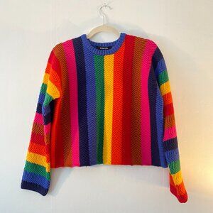 Sugarlips Rainbow Striped Sweater